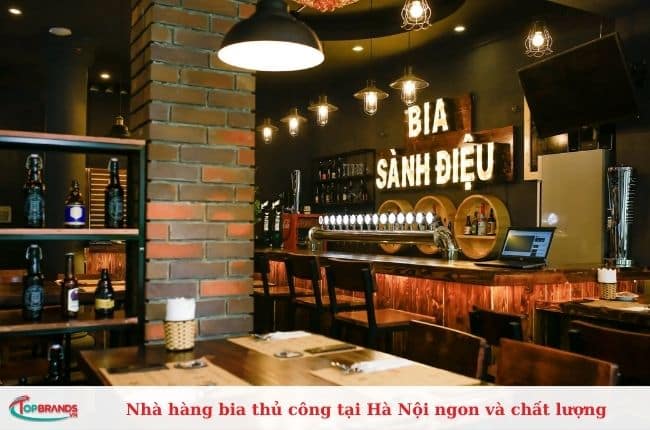 Địa điểm bán bia thủ công nổi tiếng tại Hà Nội