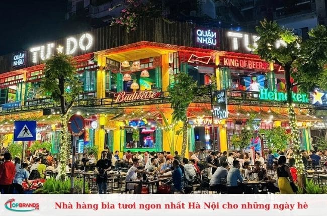 Nhà hàng bia tươi ở Hà Nội ngon nhất