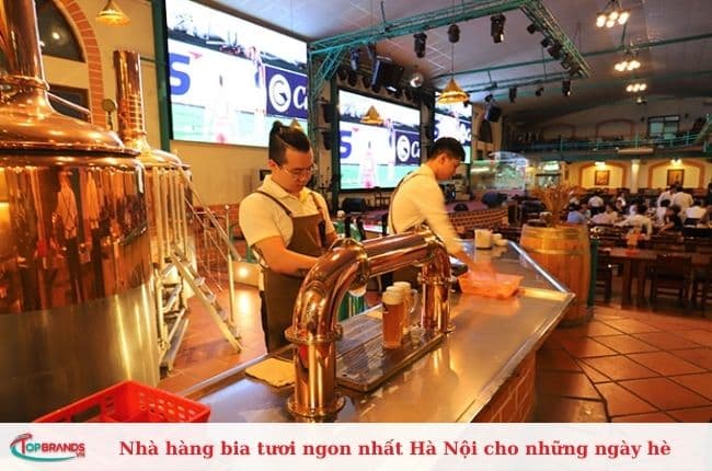 Địa chỉ nhà hàng bia tươi nổi tiếng tại Hà Nội