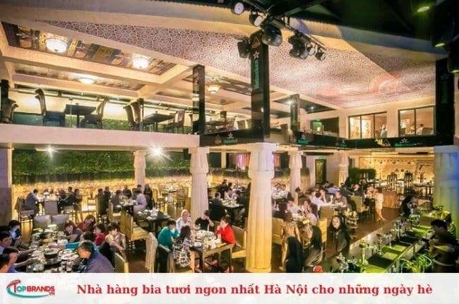 Địa chỉ nhà hàng bia tươi ngon tại Hà Nội