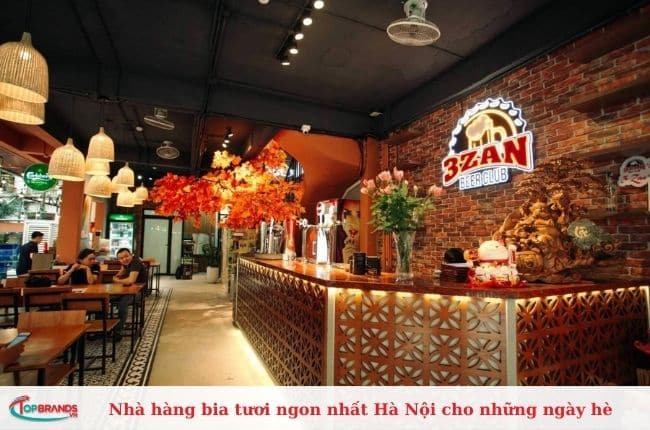 Địa điểm nhà hàng bia tươi ngon tại Hà Nội