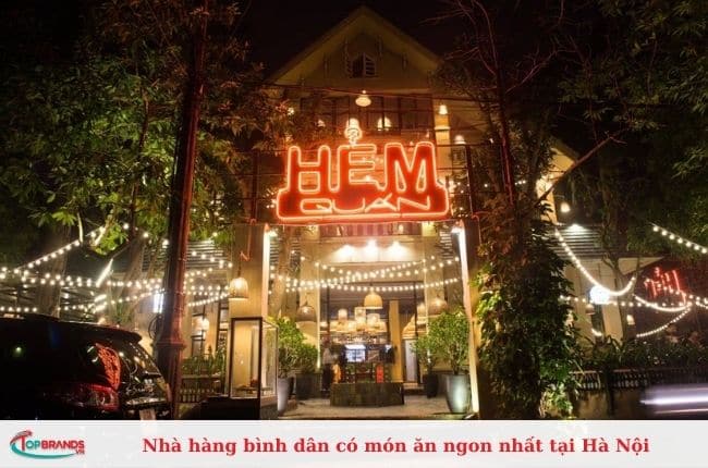 Địa chỉ nhà hàng bình dân có món ăn ngon tại Hà Nội