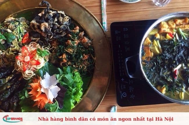 Địa điểm nhà hàng bình dân có món ăn ngon nhất tại Hà Nội