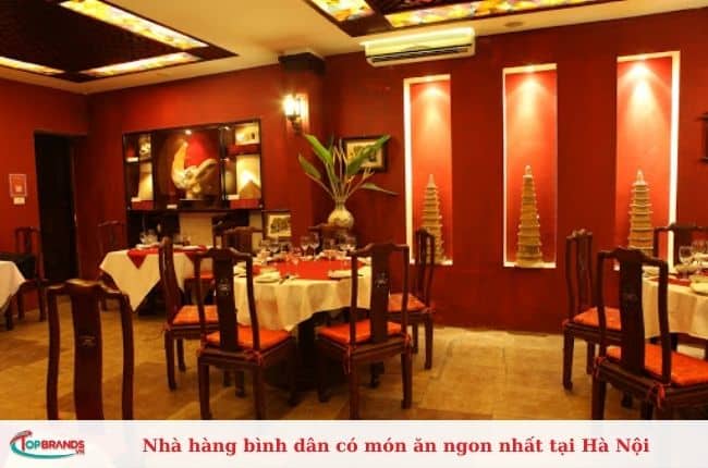 Nhà hàng bình dân món ngon tại Hà Nội