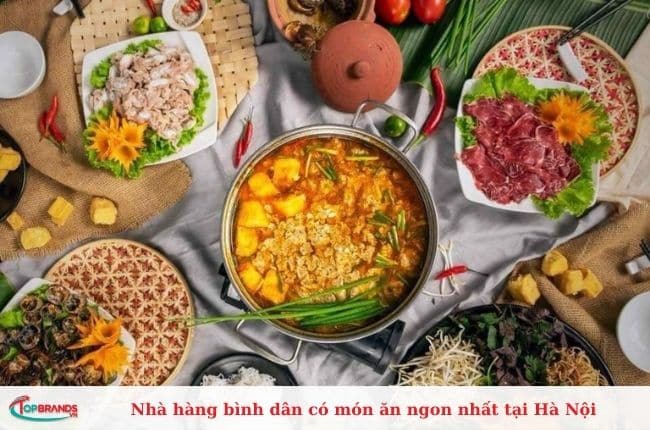 Địa điểm nhà hàng bình dân có món ăn ngon nhất tại Hà Nội