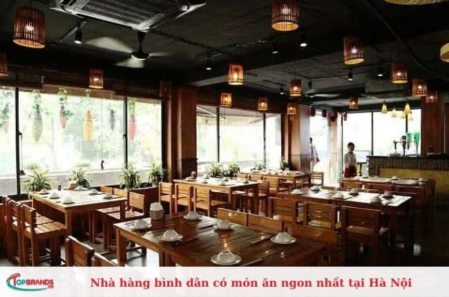 Nhà hàng bình dân có món ăn ngon nhất tại Hà Nội