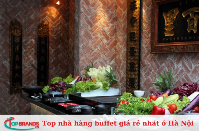 Nhà hàng buffet giá rẻ ở Hà Nội sang chảnh