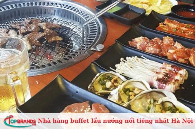 Quán buffet lẩu nướng nổi tiếng Hà Nội