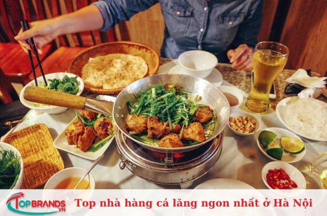 Nhà hàng cá lăng ở Hà ngon