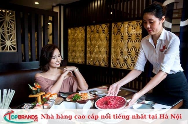 Nhà hàng cao cấp ở Hà Nội bậc nhất