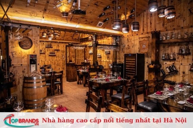 Một trong những nhà hàng cao cấp ở Hà Nội nổi tiếng và được nhiều người biết đến