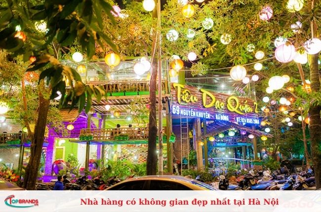 Quán có không gian đẹp nhất tại Hà Nội