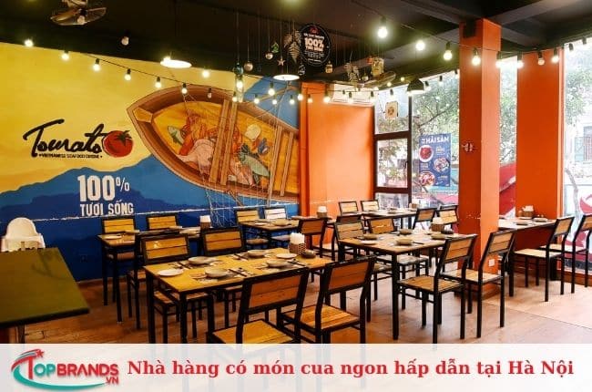 Nhà hàng có món cua tại Hà Nội tươi, ngon