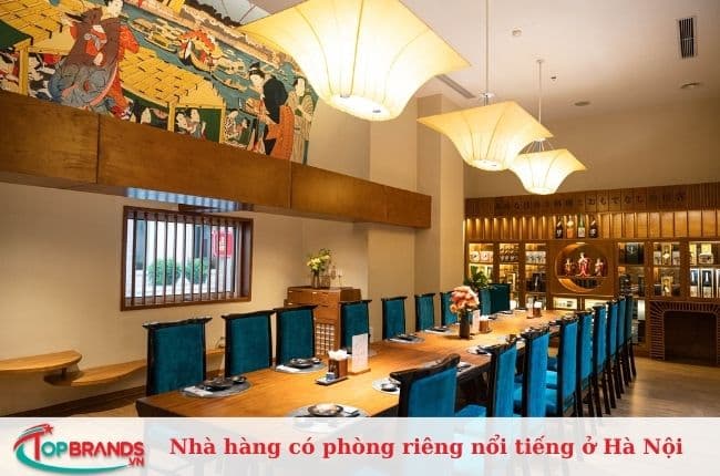 Nhà hàng có phòng riêng 20 người ở Hà Nội với không gian thoáng mát