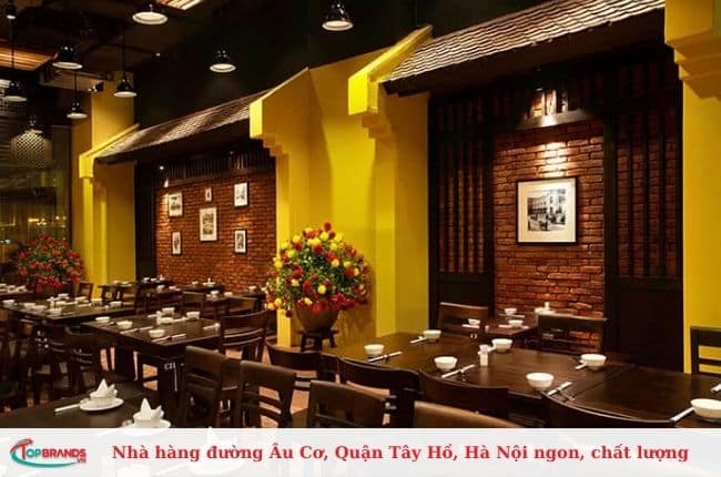 Nhà hàng đường Âu Cơ, Quận Tây Hồ, Hà Nội ngon, chất lượng nhất