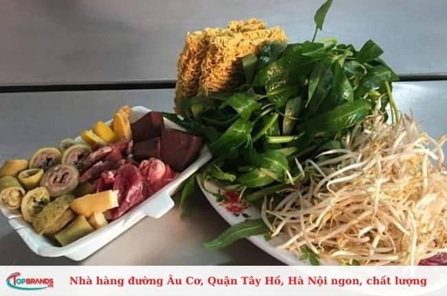 Quán đường Âu Cơ, Quận Tây Hồ, Hà Nội ngon nhất