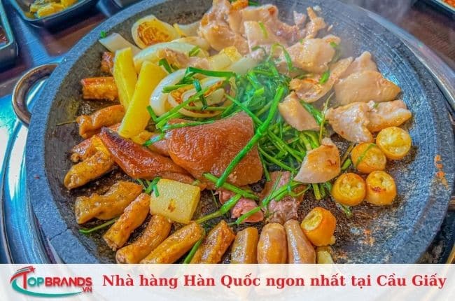 Nhà hàng Hàn Quốc tại Cầu Giấy nổi tiếng