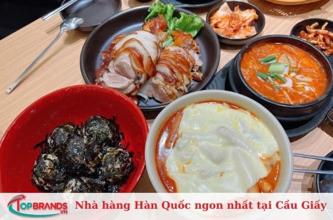 Nhà hàng Hàn Quốc ngon ở Cầu Giấy