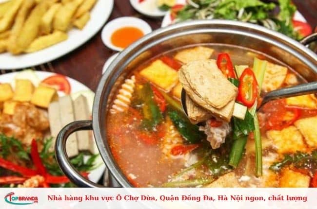 Nhà hàng khu vực Ô Chợ Dừa, Quận Đống Đa, Hà Nội ngon, nhất