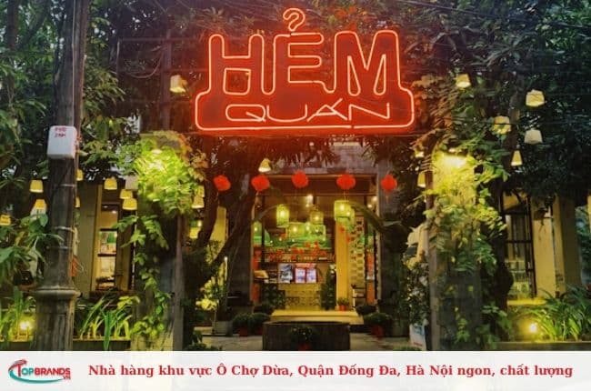 Nhà hàng khu vực Ô Chợ Dừa, Quận Đống Đa, Hà Nội ngon, chất lượng