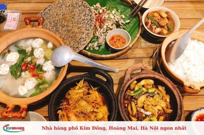Nhà hàng phố Kim Đồng, Hoàng Mai, Hà Nội ngon nhất
