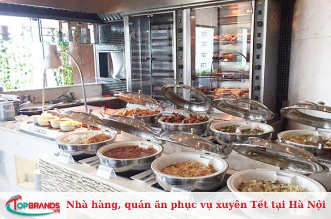 Nhà hàng quán ăn phục vụ xuyên Tết tại Hà Nội