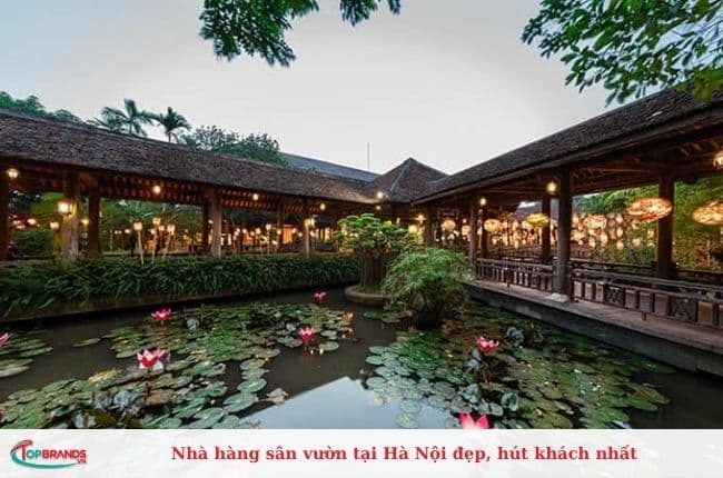 Nhà hàng sân vườn tại Hà Nội đẹp, chất lượng