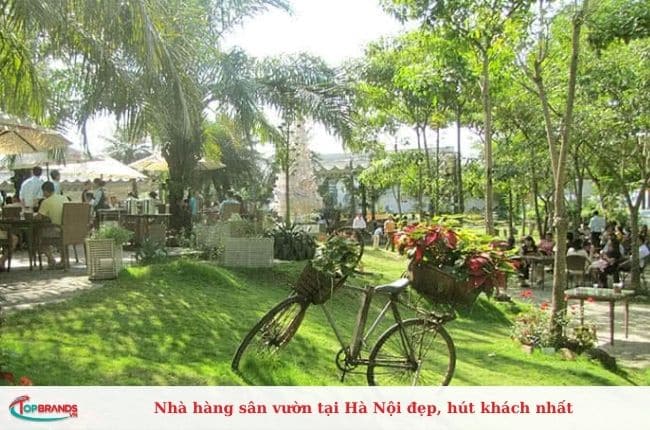 Nhà hàng sân vườn tại Hà Nội đẹp nhất