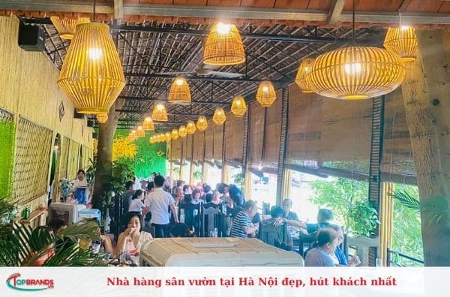 Nhà hàng sân vườn tại Hà Nội đẹp, hút khách nhất