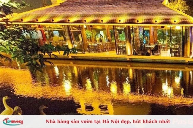 Nhà hàng sân vườn tại Hà Nội chất lượng