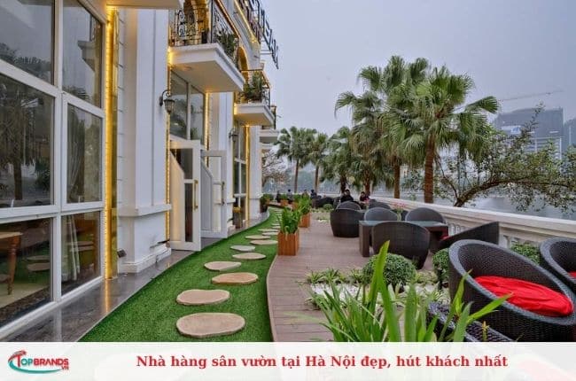 Nhà hàng sân vườn tại Hà Nội đẹp, chất lượng