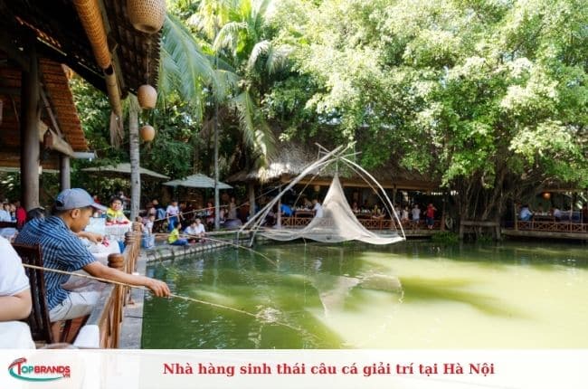 Nhà hàng sinh thái câu cá giải trí tại Hà Nội