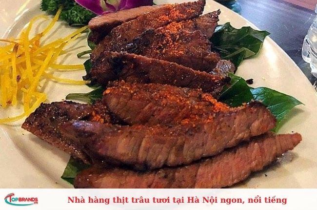 Nhà hàng thịt trâu tươi ngon tại Hà Nội