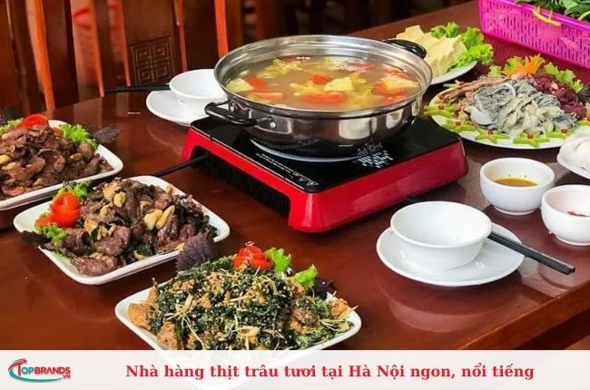 Nhà hàng thịt trâu tươi tại Hà Nội ngon, nổi tiếng