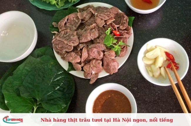 Quán thịt trâu tươi tại Hà Nội ngon, chất lượng