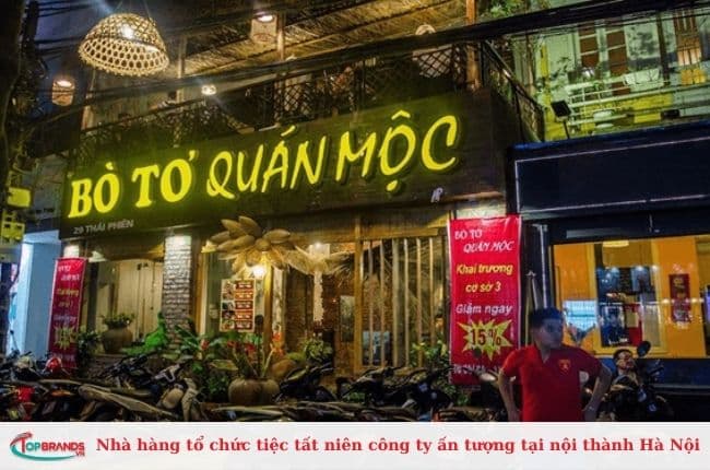 Nhà hàng tổ chức tiệc tất niên công ty ấn tượng tại nội thành Hà Nội