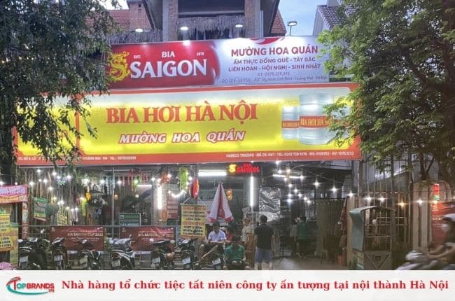 Nhà hàng tổ chức tiệc tất niên công ty ấn tượng tại nội thành Hà Nội