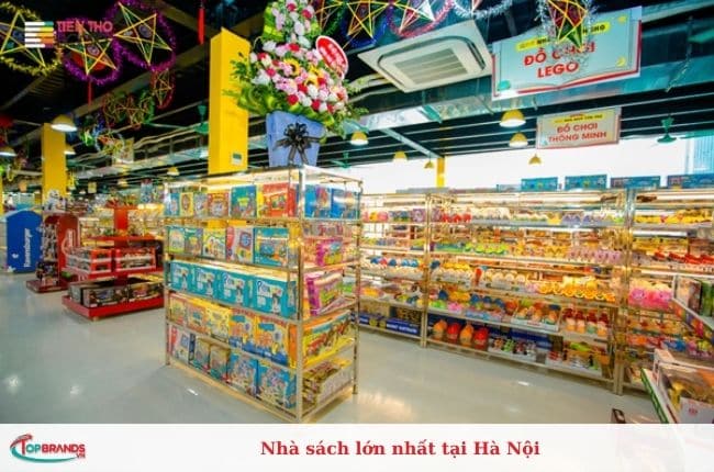 Nhà sách có khu vui chơi ở Hà Nội