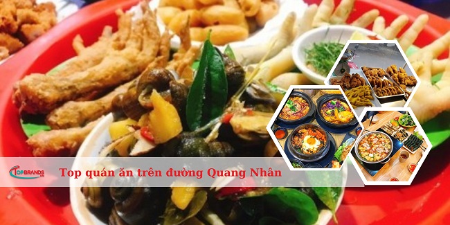 Top quán ăn trên đường Quang Nhân, quận Thanh Xuân ngon nhất