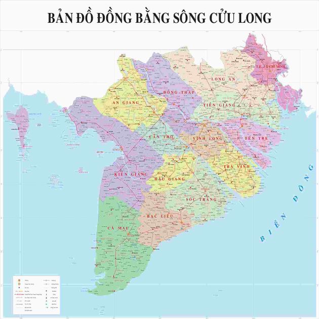 Đồng bằng sông Cửu Long có bao nhiêu tỉnh thành?