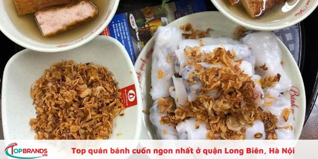 Quán bánh cuốn ngon tại quận Long Biên