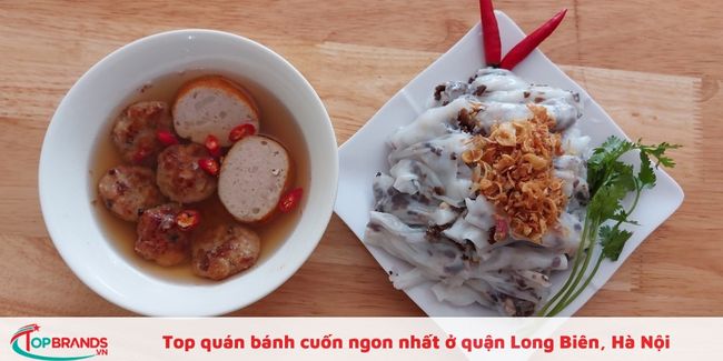 Địa điểm ăn bánh cuốn nóng ngon tại Long Biên