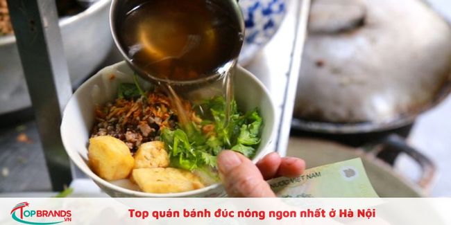 Quán bánh đúc nóng ngon rẻ ở Hà Nội