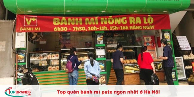 Top quán bán bánh mì pate ngon nhất ở Hà Nội