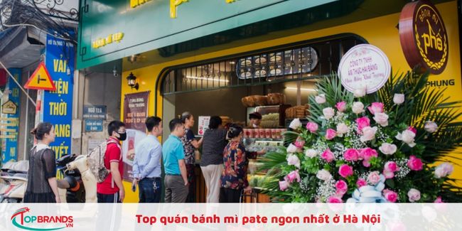 Địa điểm ăn bánh mì pate Hà Nội được yêu thích
