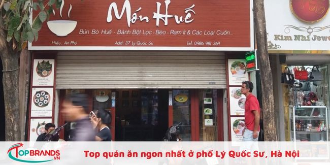 Nhà hàng ngon tại phố Lý Quốc Sư, Hà Nội