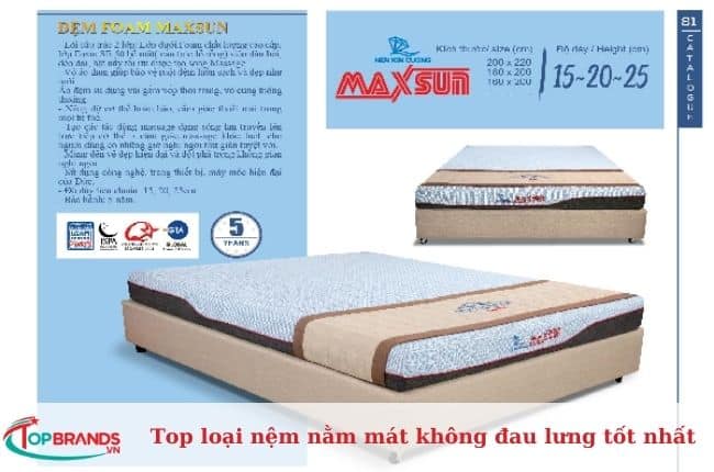 Nệm Foam Maxsun (Foam Nhật)