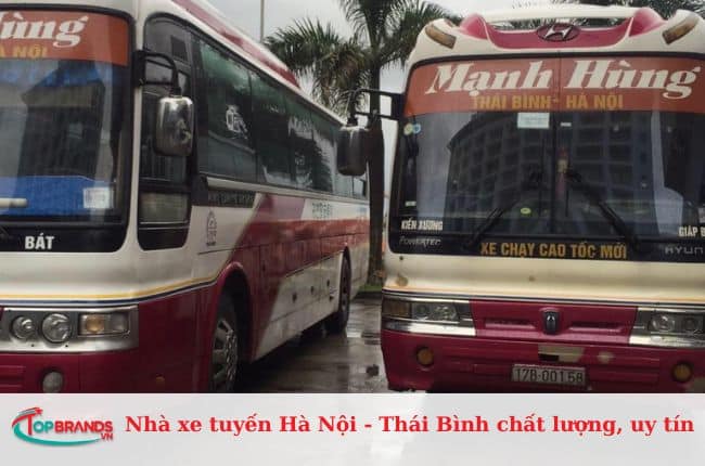 Nhà xe tuyến Hà Nội - Thái Bình chất lượng, uy tín