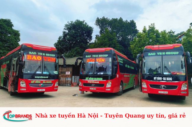 Nhà xe tuyến Hà Nội - Tuyên Quang uy tín, giá rẻ