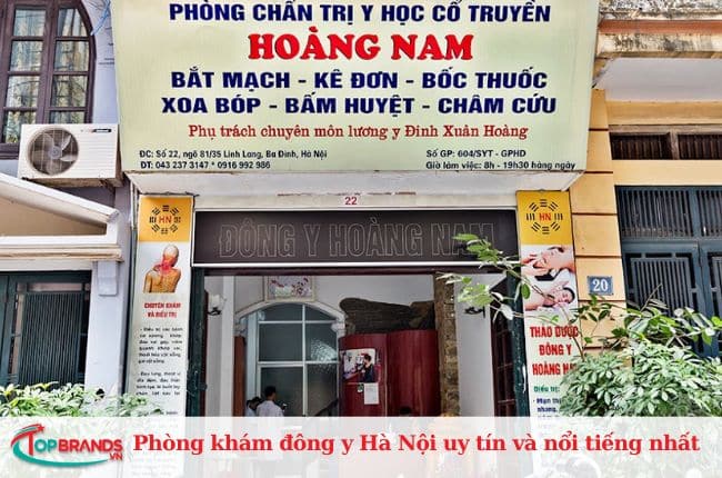 Phòng khám đông y Hà Nội uy tín và nổi tiếng